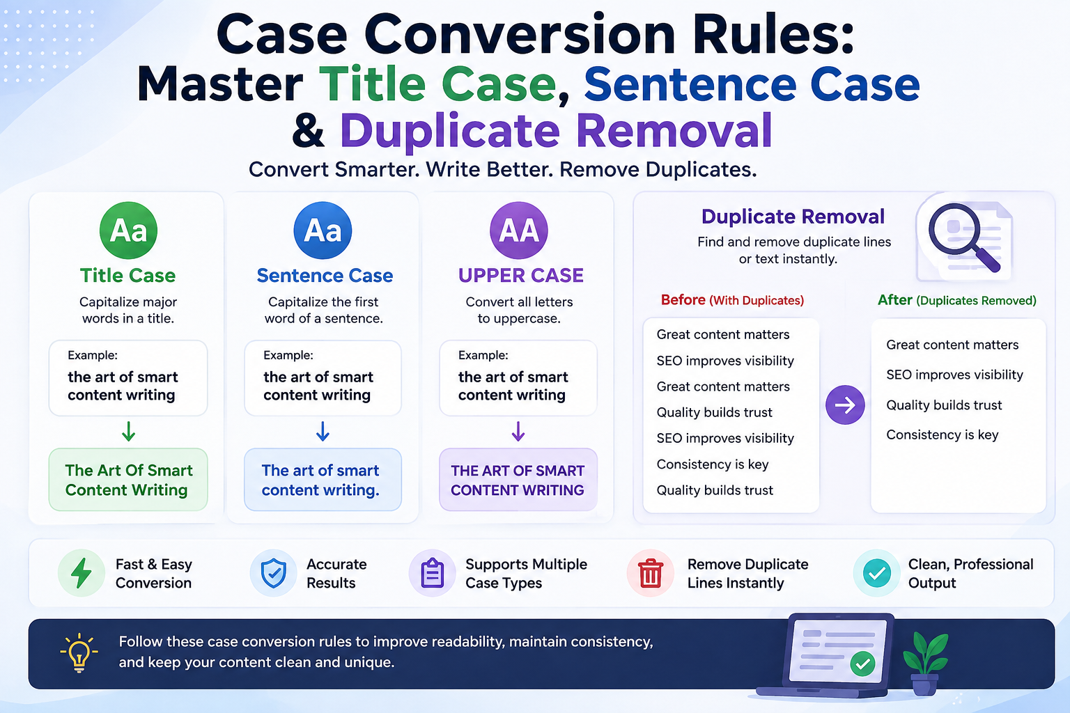 Case Conversion Rules