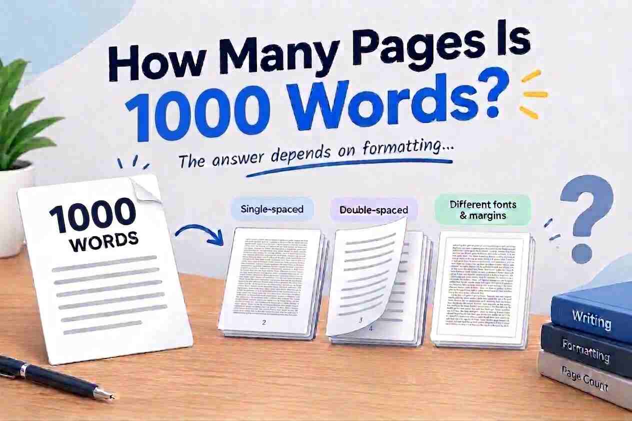 How Many Pages Is 1000 Words? Complete Guide