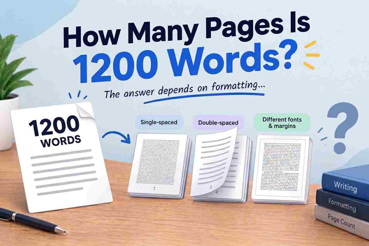 How Many Pages Is 1200 Words? Complete Guide