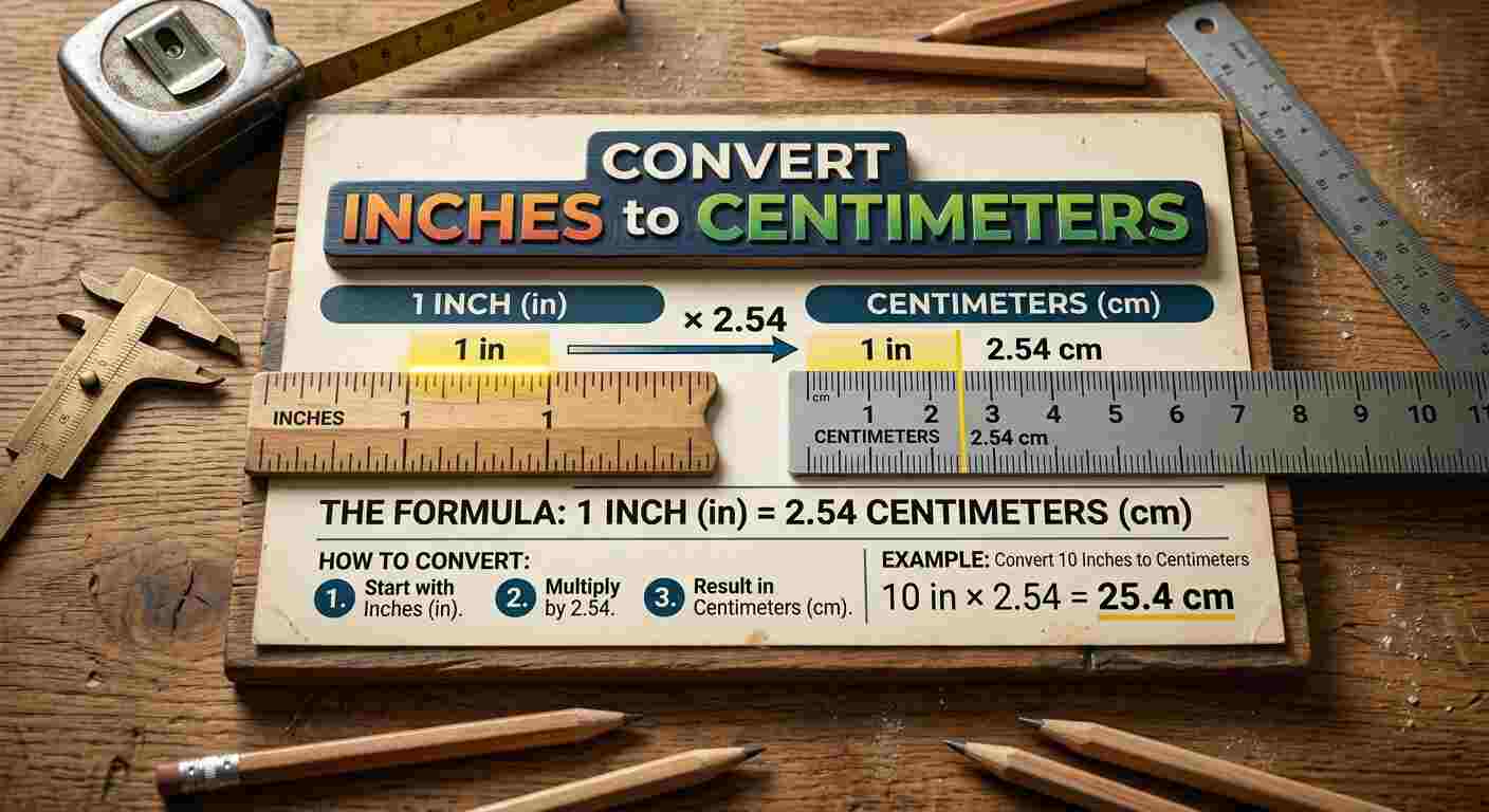 Convert Inches to Centimeters: Complete Guide