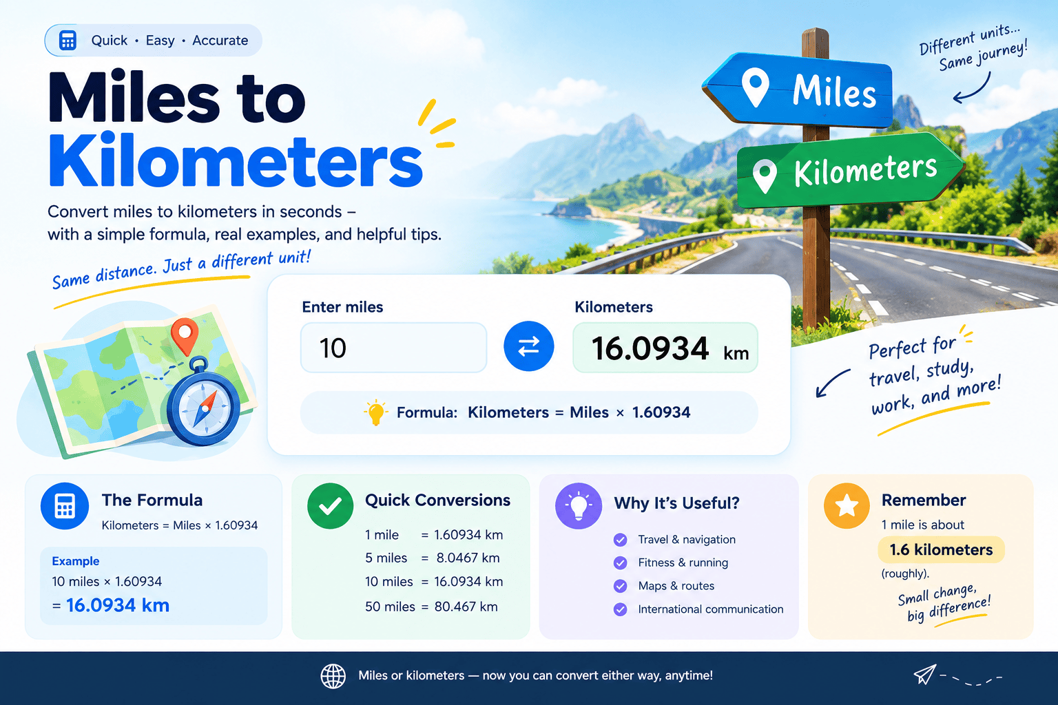 Miles to Kilometers: The Complete Conversion Guide