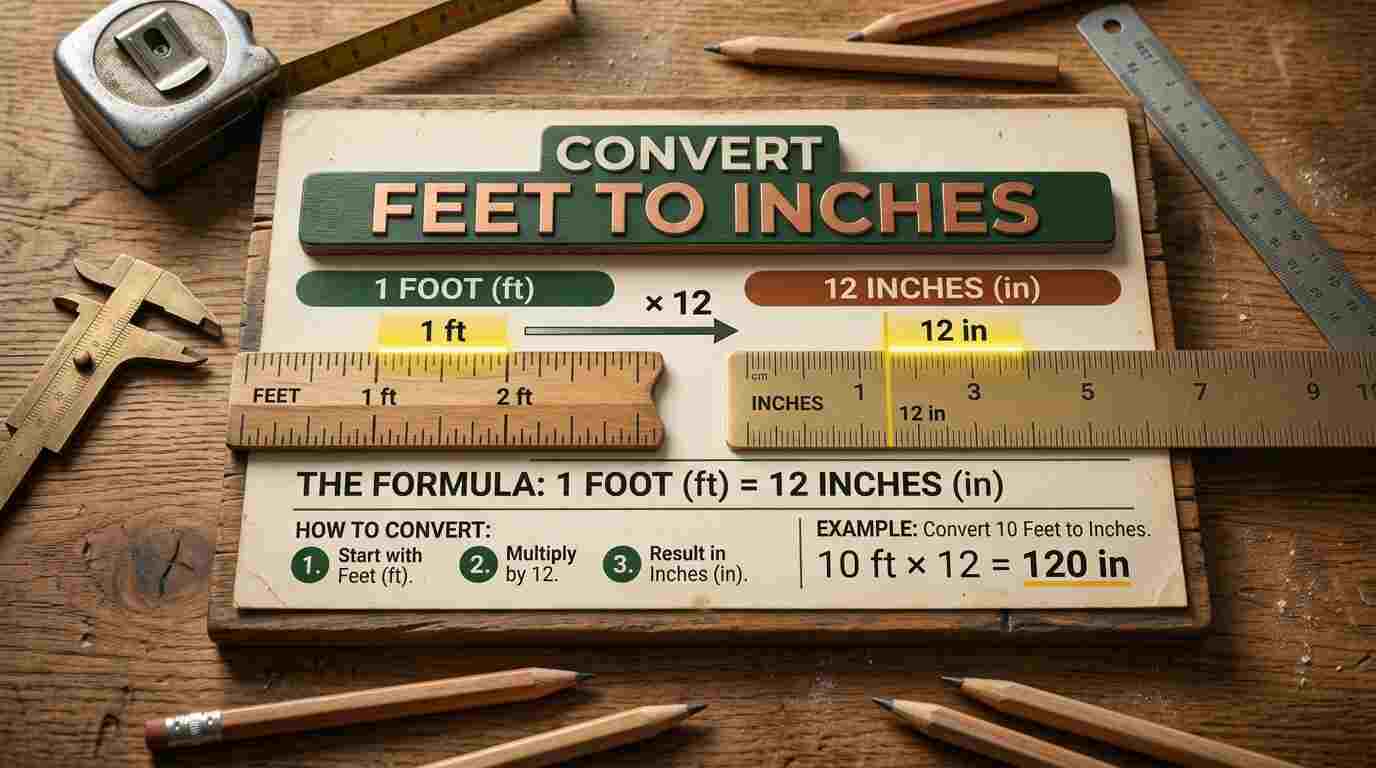 Feet to Inches:Complete Conversion Guide | SmartConvertMax